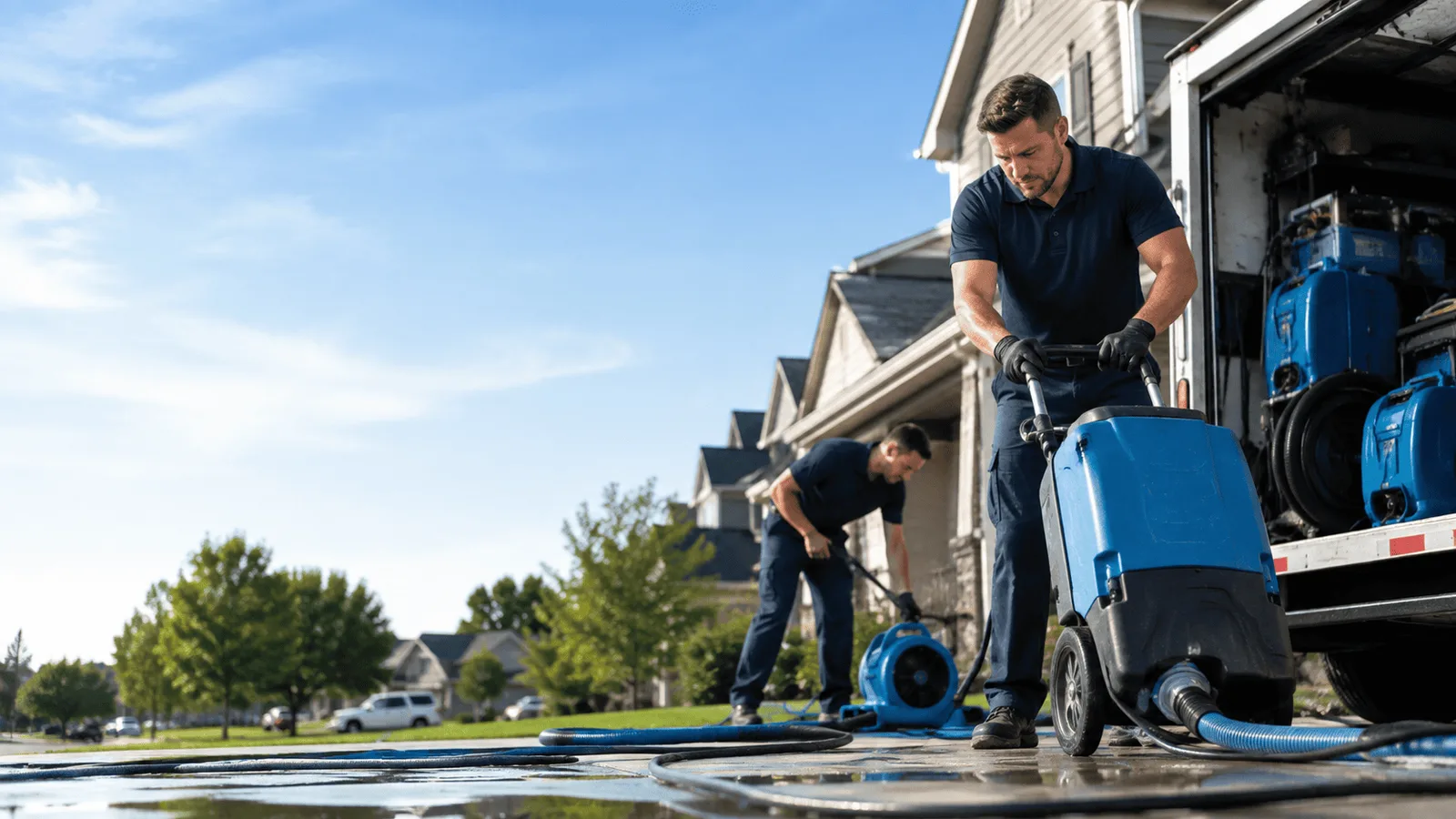 Dehumidification being performed in Juntura, OR